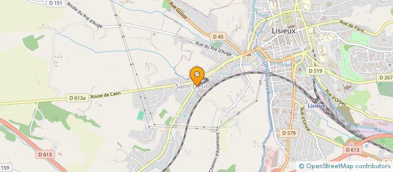 localisation de l'entreprise CTRE COM ACTION SOCIALE DE SAINT DESIR à SAINT-DESIR