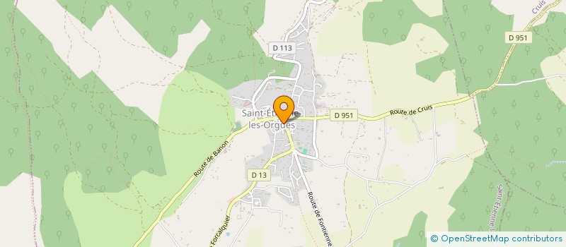localisation de l'entreprise CTRE COM ACTION SOCIALE DE SAINT ETIENNE à SAINT-ETIENNE-LES-ORGUES