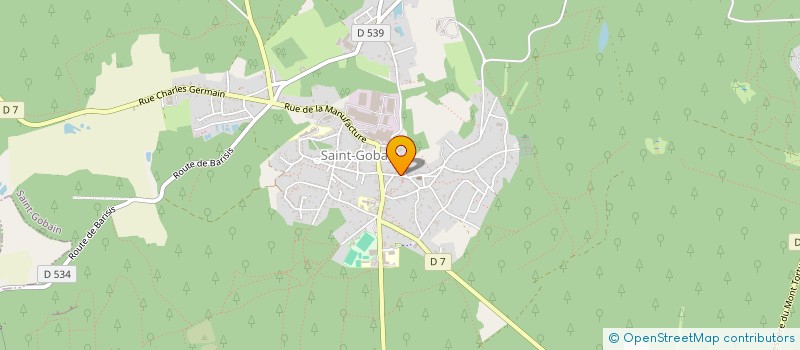 localisation de l'entreprise CTRE COM ACTION SOCIALE DE SAINT GOBAIN à SAINT-GOBAIN