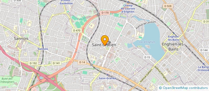 localisation de l'entreprise CTRE COM ACTION SOCIALE DE SAINT GRATIEN à SAINT-GRATIEN