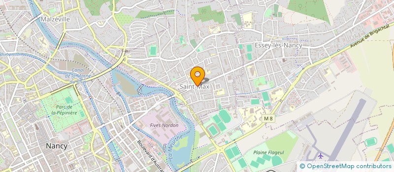 localisation de l'entreprise CTRE COM ACTION SOCIALE DE SAINT-MAX à SAINT-MAX