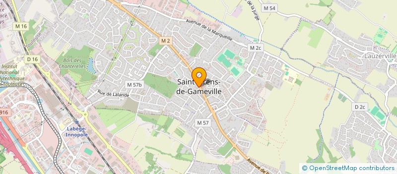 localisation de l'entreprise CTRE COM ACTION SOCIALE DE SAINT ORENS à SAINT-ORENS-DE-GAMEVILLE