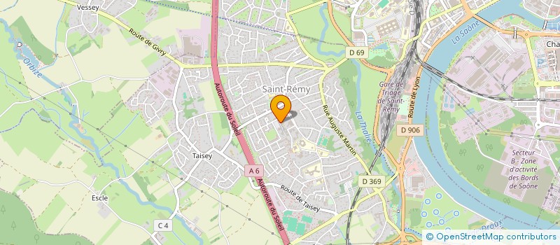 localisation de l'entreprise CTRE COM ACTION SOCIALE DE SAINT-REMY à SAINT-REMY