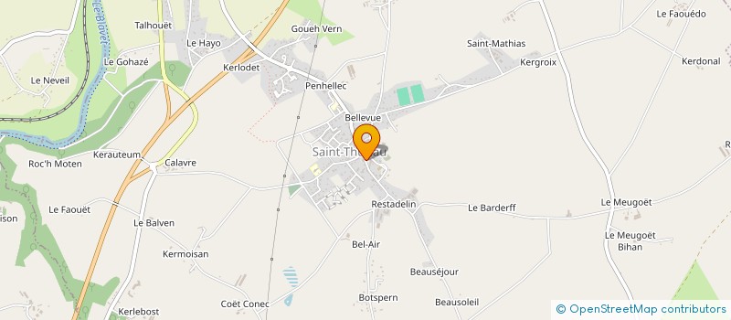 localisation de l'entreprise CTRE COM ACTION SOCIALE DE SAINT THURIAU  SAINT-THURIAU