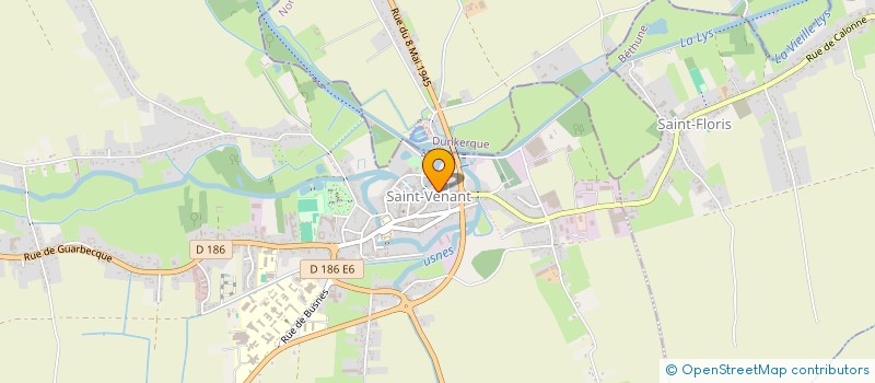 localisation de l'entreprise CTRE COM ACTION SOCIALE DE SAINT VENANT  SAINT-VENANT