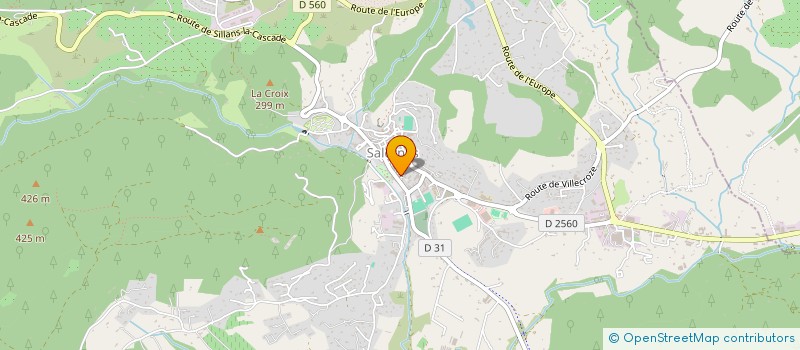 localisation de l'entreprise CTRE COM ACTION SOCIALE DE SALERNES à SALERNES