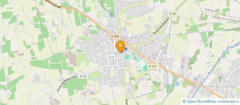 localisation de l'entreprise CTRE COM ACTION SOCIALE DE SARRIANS à SARRIANS