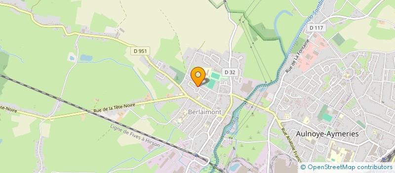 localisation de l'entreprise CTRE COM ACTION SOCIALE DE SASSEGNIES à SASSEGNIES