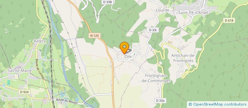 localisation de l'entreprise CTRE COM ACTION SOCIALE DE SAUVETERRE à SAUVETERRE-DE-COMMINGES