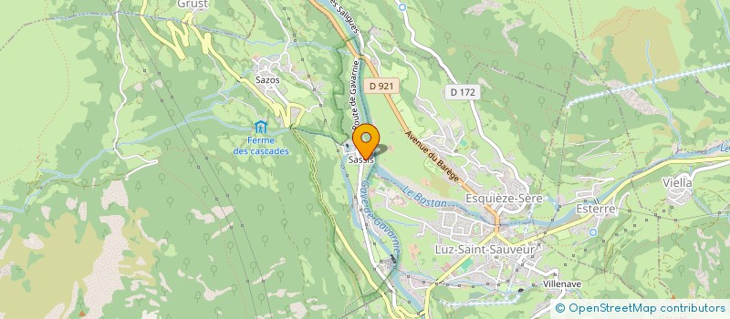 localisation de l'entreprise CTRE COM ACTION SOCIALE DE SAZOS à SAZOS