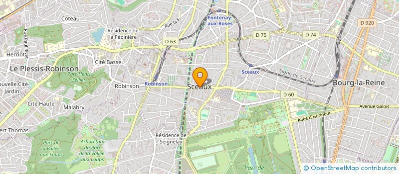 localisation de l'entreprise CTRE COM ACTION SOCIALE DE SCEAUX à SCEAUX