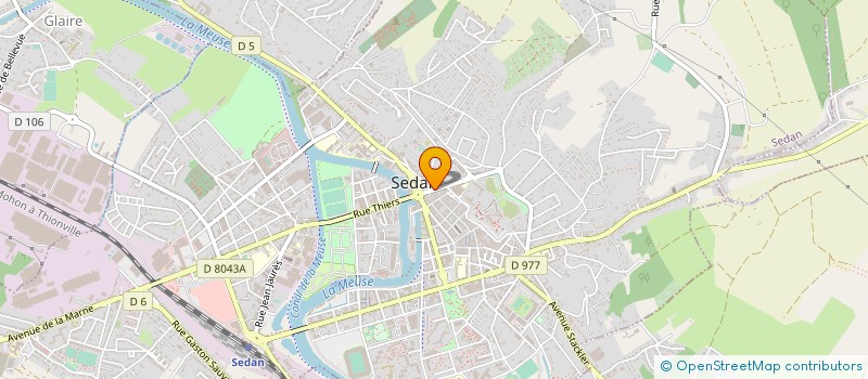 localisation de l'entreprise CTRE COM ACTION SOCIALE DE SEDAN à SEDAN