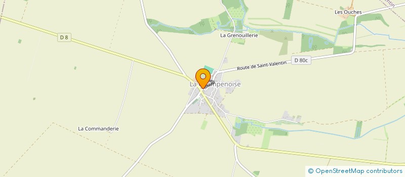localisation de l'entreprise CTRE COM ACTION SOCIALE DE SEGRY à SEGRY