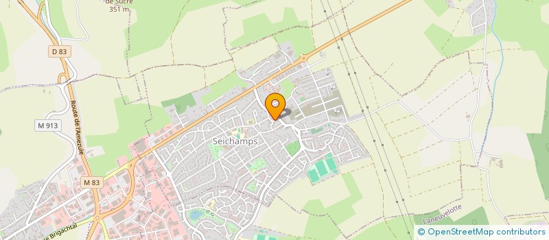 localisation de l'entreprise CTRE COM ACTION SOCIALE DE SEICHAMPS à SEICHAMPS