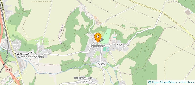 localisation de l'entreprise CTRE COM ACTION SOCIALE DE SEPTMONTS à SEPTMONTS