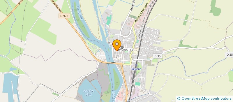 localisation de l'entreprise CTRE COM ACTION SOCIALE DE SEURRE à SEURRE