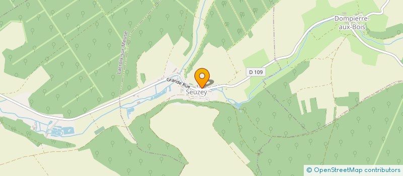 localisation de l'entreprise CTRE COM ACTION SOCIALE DE SEUZEY à SEUZEY