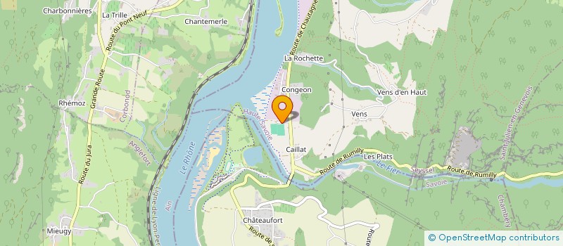 localisation de l'entreprise CTRE COM ACTION SOCIALE DE SEYSSEL à SEYSSEL