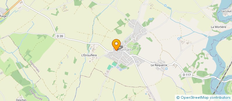 localisation de l'entreprise CTRE COM ACTION SOCIALE DE SIGOURNAIS  SIGOURNAIS