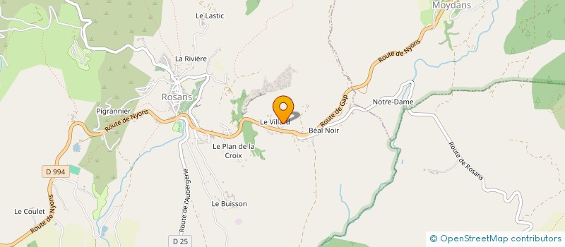 localisation de l'entreprise CTRE COM ACTION SOCIALE DE SORBIERS  SORBIERS
