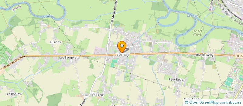 localisation de l'entreprise CTRE COM ACTION SOCIALE DE SORNAY à SORNAY