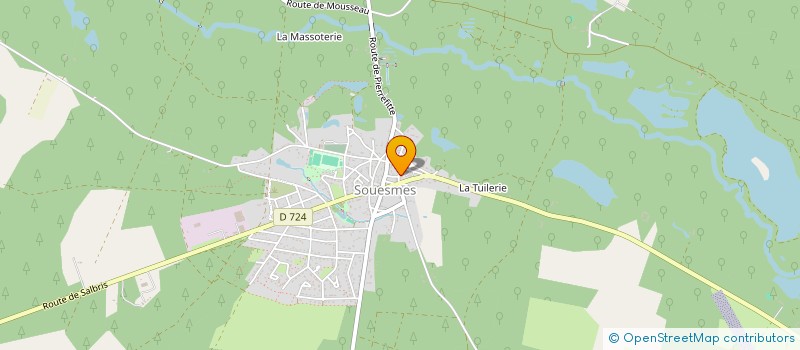 localisation de l'entreprise CTRE COM ACTION SOCIALE DE SOUESMES à SOUESMES