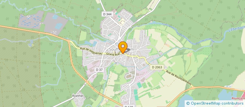 localisation de l'entreprise CTRE COM ACTION SOCIALE DE SOUFFLENHEIM  SOUFFLENHEIM