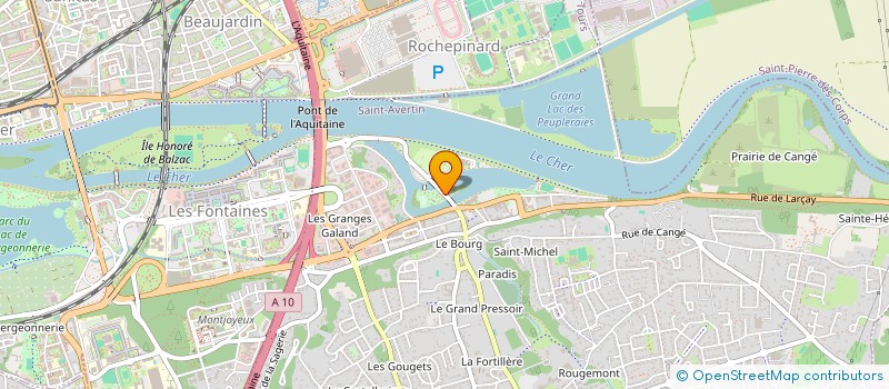 localisation de l'entreprise CTRE COM ACTION SOCIALE DE ST AVERTIN à SAINT-AVERTIN