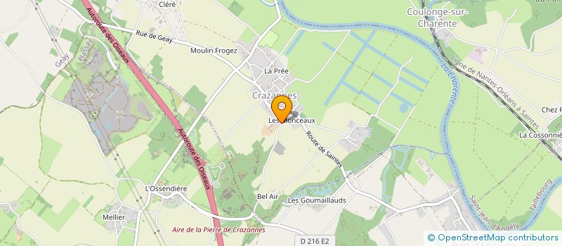 localisation de l'entreprise CTRE COM ACTION SOCIALE DE ST SAVINIEN à SAINT-SAVINIEN