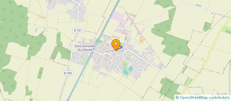 localisation de l'entreprise CTRE COM ACTION SOCIALE DE SUNDHOUSE  SUNDHOUSE