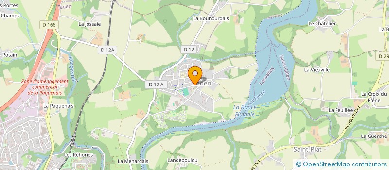 localisation de l'entreprise CTRE COM ACTION SOCIALE DE TADEN à TADEN