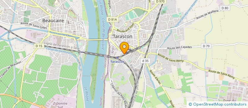 localisation de l'entreprise CTRE COM ACTION SOCIALE DE TARASCON à TARASCON