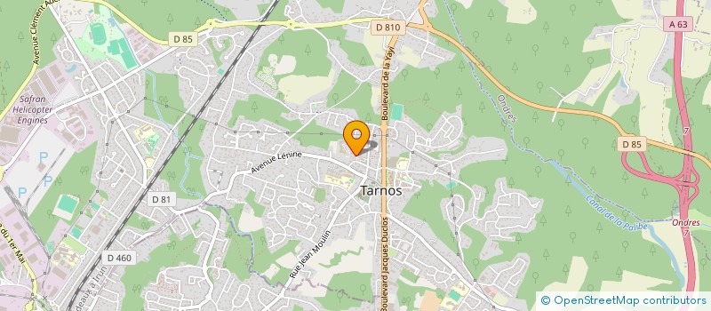 localisation de l'entreprise CTRE COM ACTION SOCIALE DE TARNOS à TARNOS