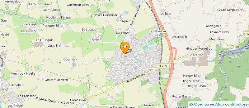 localisation de l'entreprise CTRE COM ACTION SOCIALE DE TAULE à TAULE