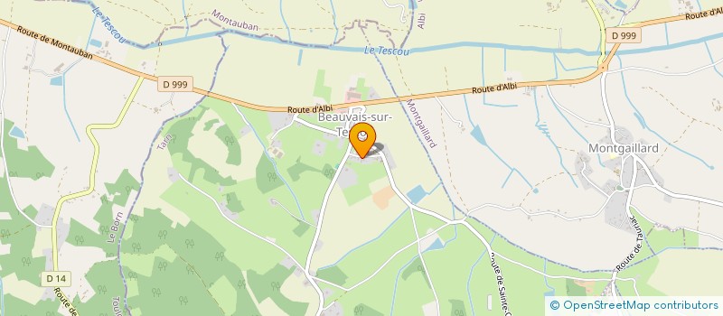 localisation de l'entreprise CTRE COM ACTION SOCIALE DE TAURIAC  TAURIAC