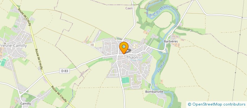 localisation de l'entreprise CTRE COM ACTION SOCIALE DE THAON  THAON