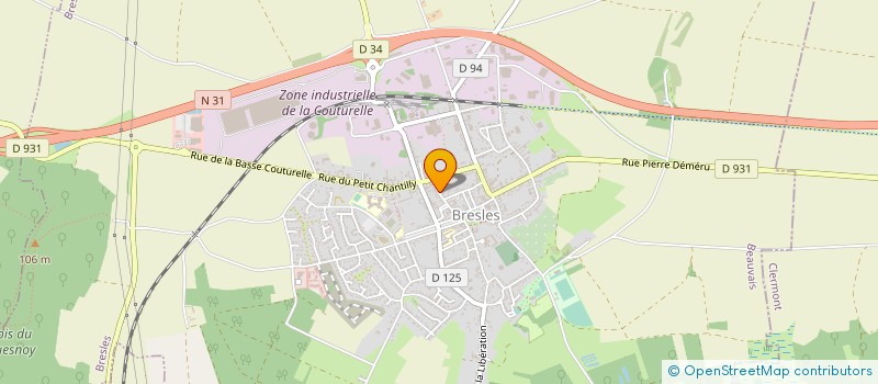 localisation de l'entreprise CTRE COM ACTION SOCIALE DE THERDONNE  THERDONNE