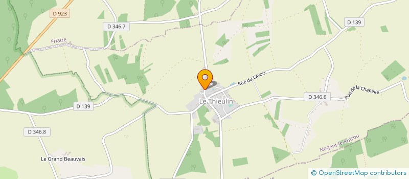 localisation de l'entreprise CTRE COM ACTION SOCIALE DE THIEULIN à LE THIEULIN