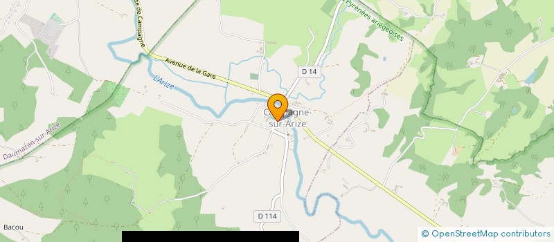 localisation de l'entreprise CTRE COM ACTION SOCIALE DE THOUARS SUR A à THOUARS-SUR-ARIZE