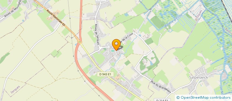 localisation de l'entreprise CTRE COM ACTION SOCIALE DE TILQUES  TILQUES