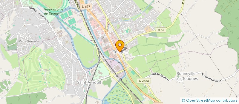 localisation de l'entreprise CTRE COM ACTION SOCIALE DE TOUQUES à TOUQUES
