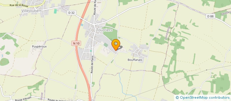 localisation de l'entreprise CTRE COM ACTION SOCIALE DE TOURRIERS  TOURRIERS