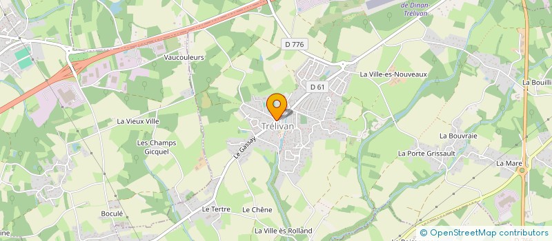 localisation de l'entreprise CTRE COM ACTION SOCIALE DE TRELIVAN à TRELIVAN