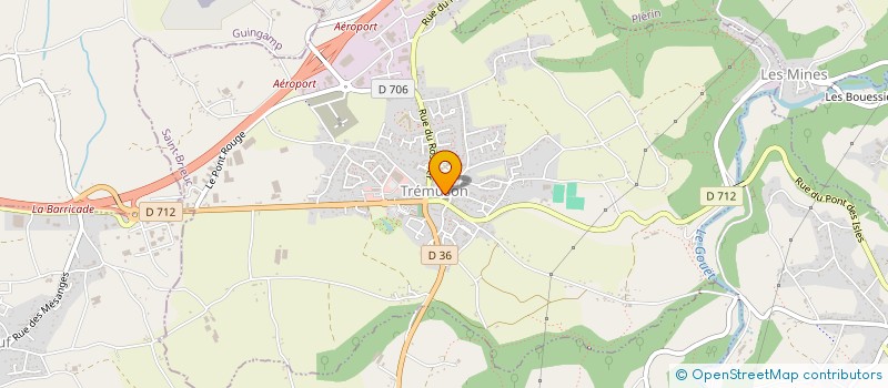 localisation de l'entreprise CTRE COM ACTION SOCIALE DE TREMUSON à TREMUSON