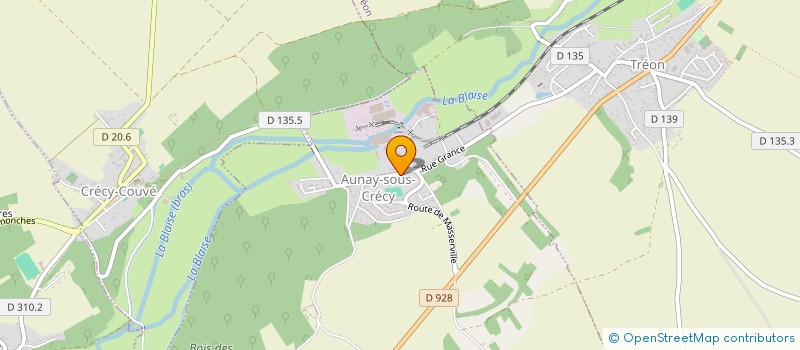 localisation de l'entreprise CTRE COM ACTION SOCIALE DE TREON à TREON