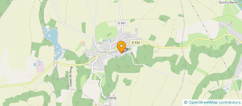 localisation de l'entreprise CTRE COM ACTION SOCIALE DE TROSLY LOIRE à TROSLY-LOIRE
