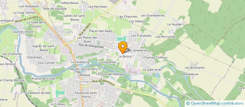 localisation de l'entreprise CTRE COM ACTION SOCIALE DE TRUYES à TRUYES
