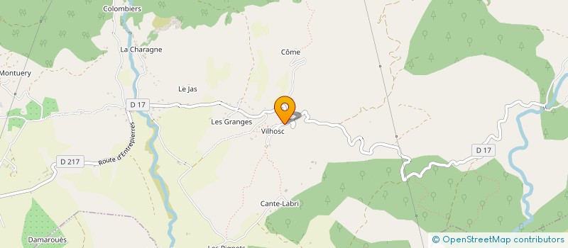 localisation de l'entreprise CTRE COM ACTION SOCIALE DE VALBELLE à VALBELLE