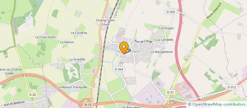 localisation de l'entreprise CTRE COM ACTION SOCIALE DE VALFRAMBERT à VALFRAMBERT