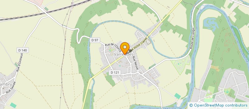 localisation de l'entreprise CTRE COM ACTION SOCIALE DE VARREDDES  VARREDDES